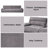 Cadenza Gray Corduroy Sofa