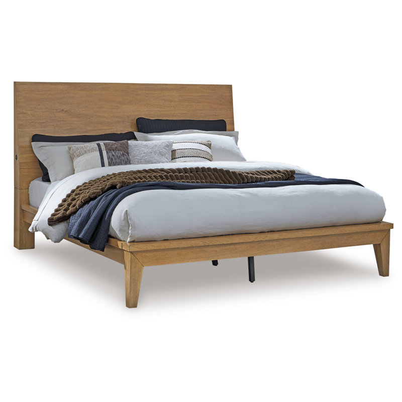 Gulnaaz Queen Panel Bed, Queen