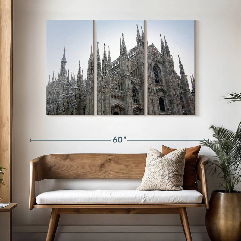 Sebbie Milan Cathedral, 32" H x 50" W