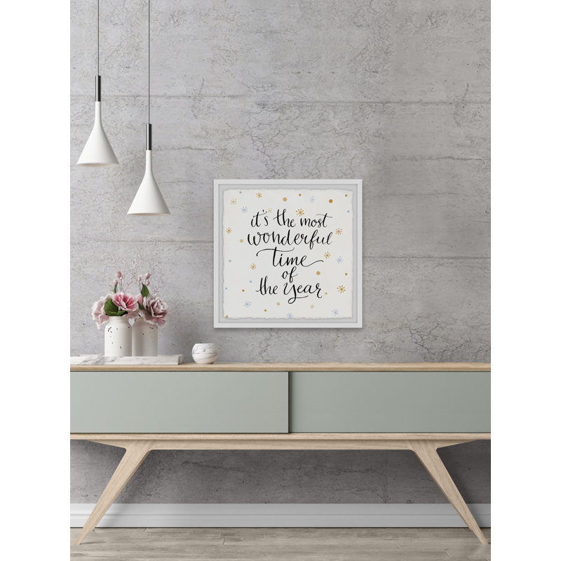 Most Wonderful Time - Single Picture Frame Print, 45cm H x 45cm W x 3.81cm D