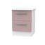 Fully Assembled Yantarni 2 DrawerÂ Bedside Table-1571284031