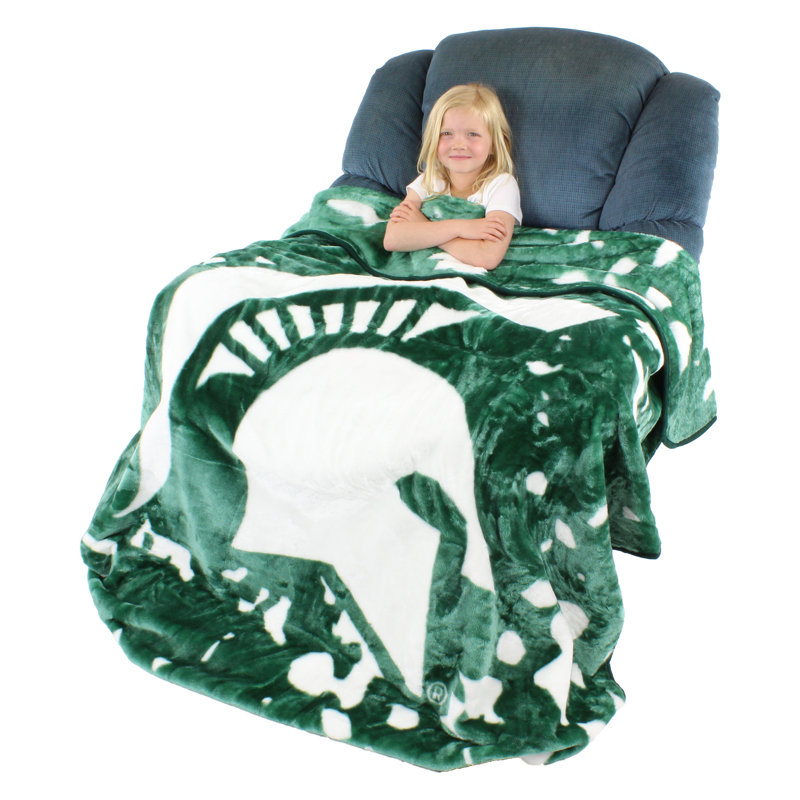 NCAA Knitted Throw Blanket, Michigan State