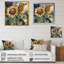 Tournesol jaune symphonie II - tournesol, art mural-88543920-110956965