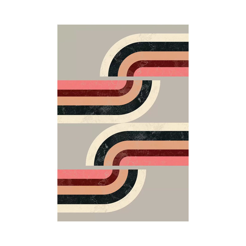 Route 1 Piece Wall Art on Canvas, 66.04cm H x 45.72cm W x 1.91cm D, Wrapped Canvas