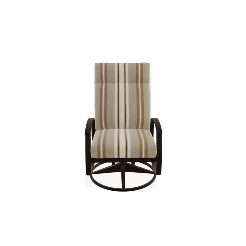Belle Isle Outdoor Swivel Lounge Chair, Textured Kona, Yellow 43A, Kona P10