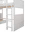 Lit superposé avec lit mezzanine attaché-401967776
