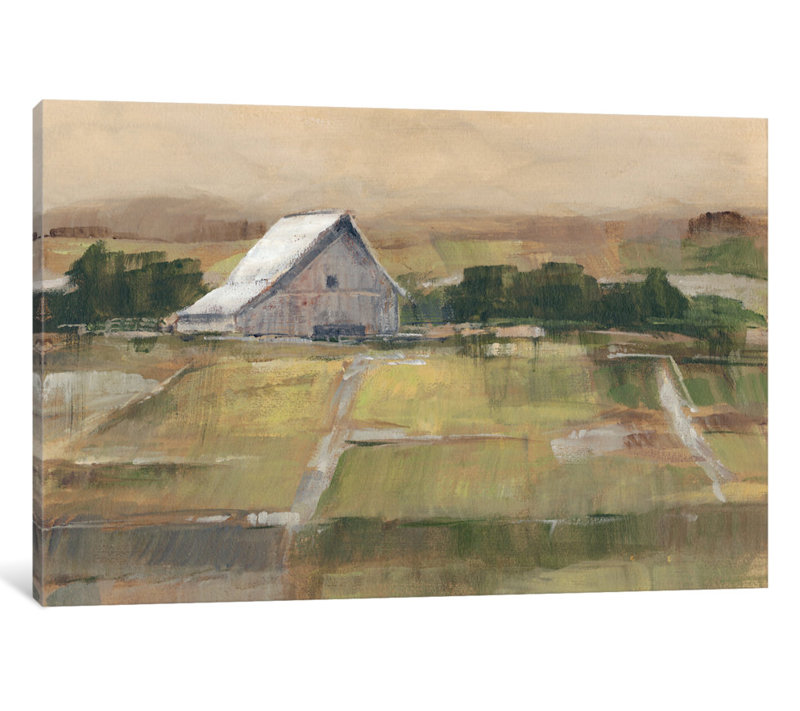 « rural coucher ii », reproduction d’art sur toile, H 40 po x l 60 po x P 1,5 po