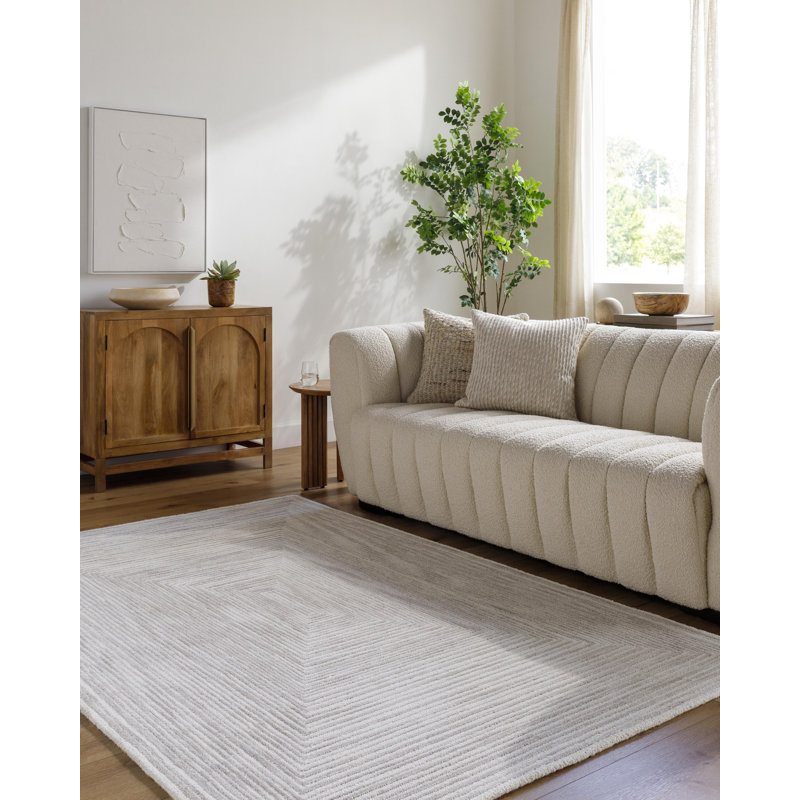 Tapis fabriqué à la main Rize, Rectangle 9 pi x 12 pi