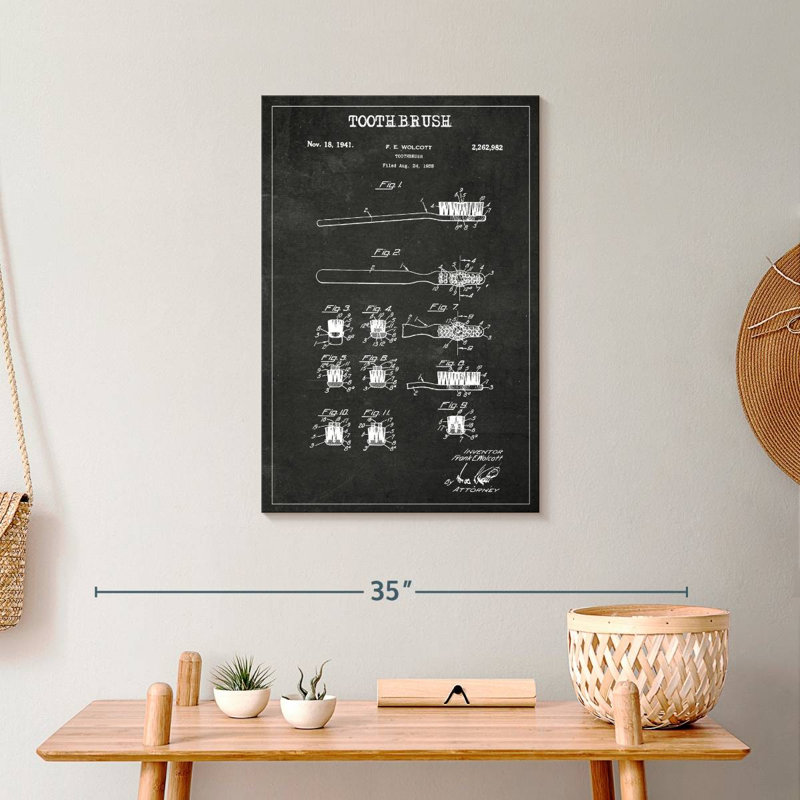 Reproduction d'art sur toile, "BW", H 24 po x l 16 po x P 1,25 po