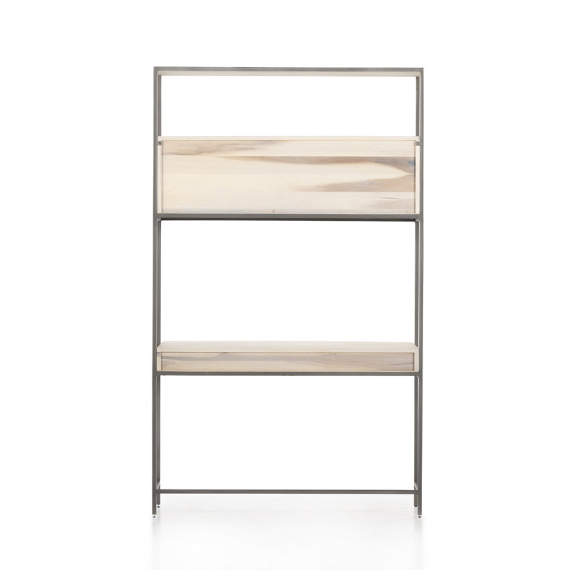 Trey Solid Wood Modular Writing Desk, Dove Poplar