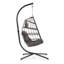 Chaise suspendue en osier pour l'extérieur-86515948
