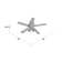 44" Hartland 5 - Blade Modern Farmhouse Indoor Ceiling Fan with Lights and Pull Chains