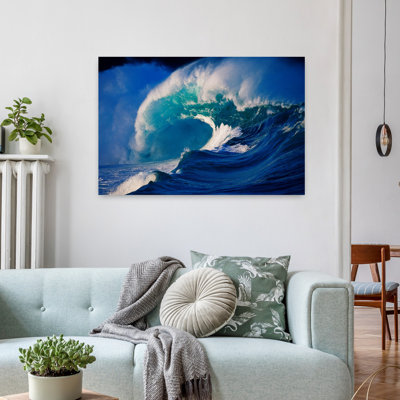 Waves Splashing In The Sea Abstract Contemporary Architecture Art