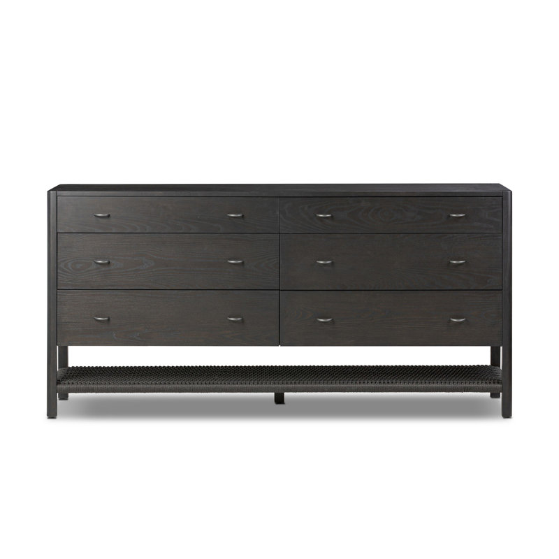 Zuma 6 - Drawer Dresser, Smoked Black Ash