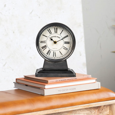 Khalil Metal Mantel Clock