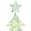 vidaXL Christmas Tree with 240 LEDs Acrylic-112224608-115607854