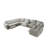 8- Piece Corner Upholstered Power Reclining Sectional With Wireless Charging Storage Console-1197521702