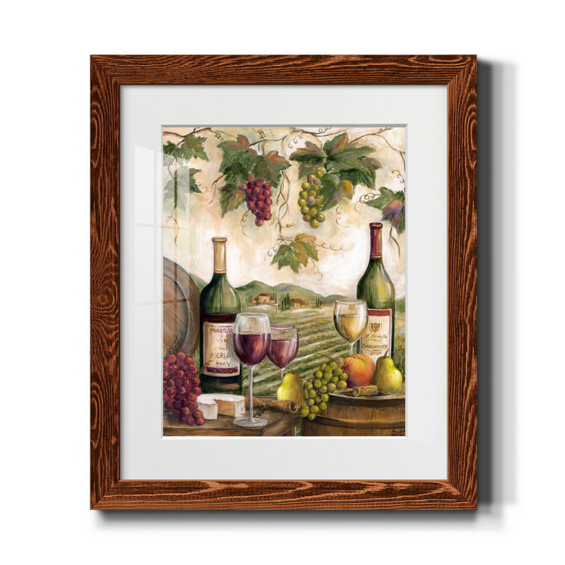 «Pretty Pampas I», reproduction d'art, H 20 po x l 17 po x P 1,5 po, Papier avec cadre érable, Blanc