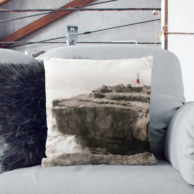Square Throw Cushion, 40cm H x 40cm W x 15cm D