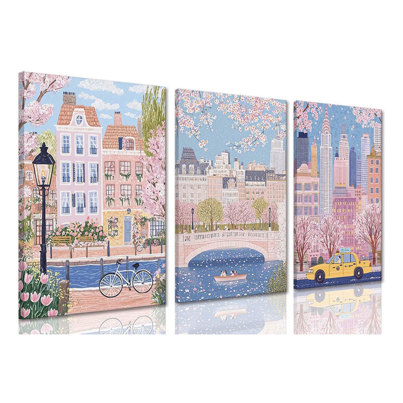 3 Piece Wrapped Canvas Print