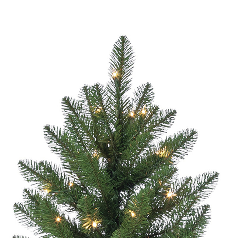 Lighted Artificial Pine Christmas Tree, 7.5'