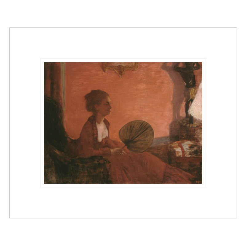 «Madame Camus» par Edgar Degas, impression giclée sur cadre, H 13,75 po x l 16,14 po
