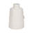 Adeline Stoneware Ceramic Vase Raised Floral Detailing 11.25" White Boho Glam Home Office Bedroom Living Room Decor