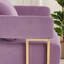 Velvet 1 - Siège pour salon et salle de réception, structure robuste, aspect tendance