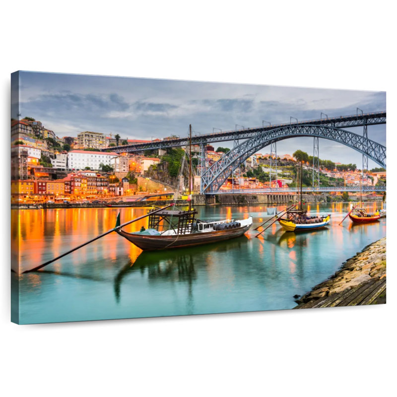 Sireci Douro River Rabelo Boats, 26" H x 39" W