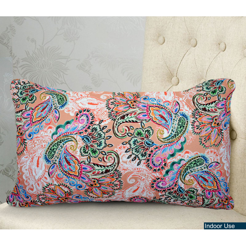 Coussin intérieur/extérieur Floral, Rose floral