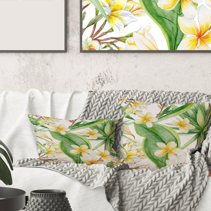 Floral Throw Pillow