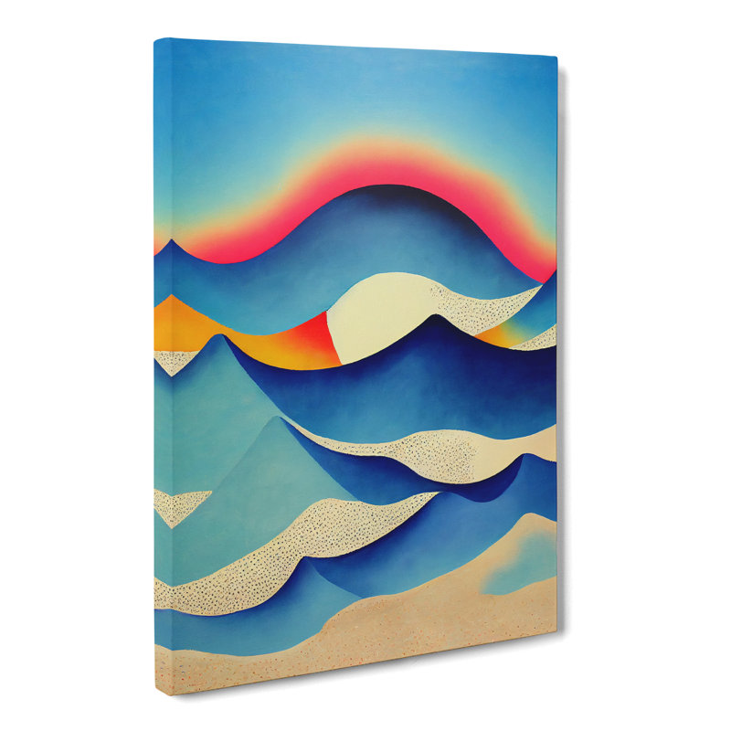 Abstract Beach Vol.3 - Wrapped Canvas, 50cm H x 35cm W x 3cm D