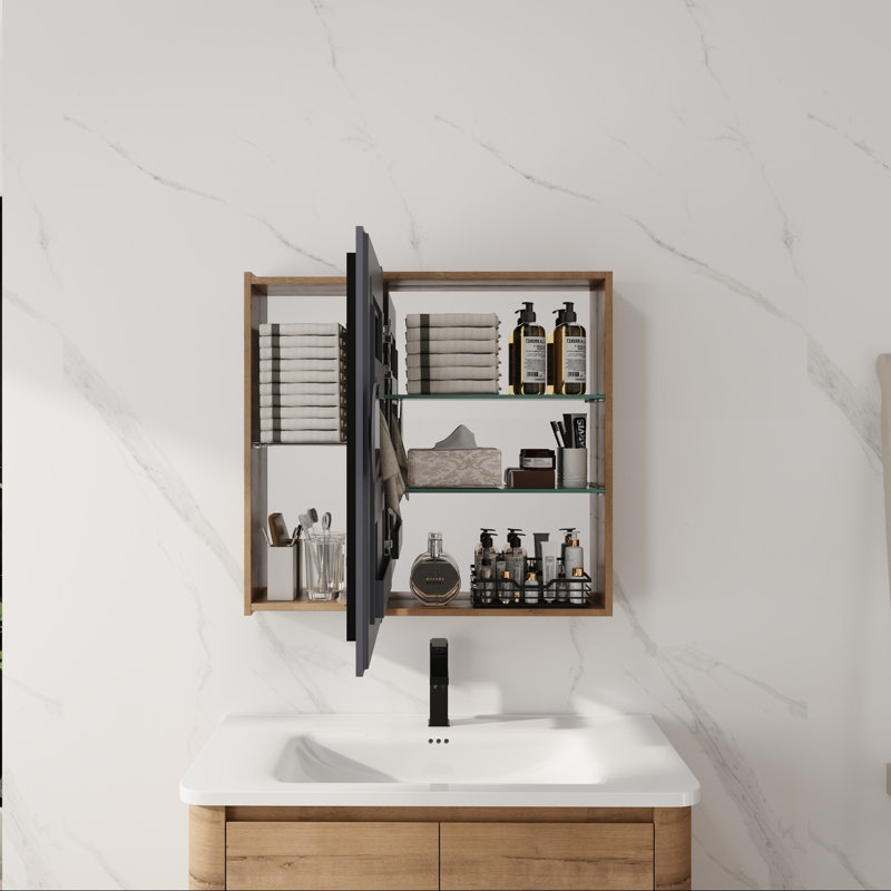 Armoire de salle de bain avec miroir