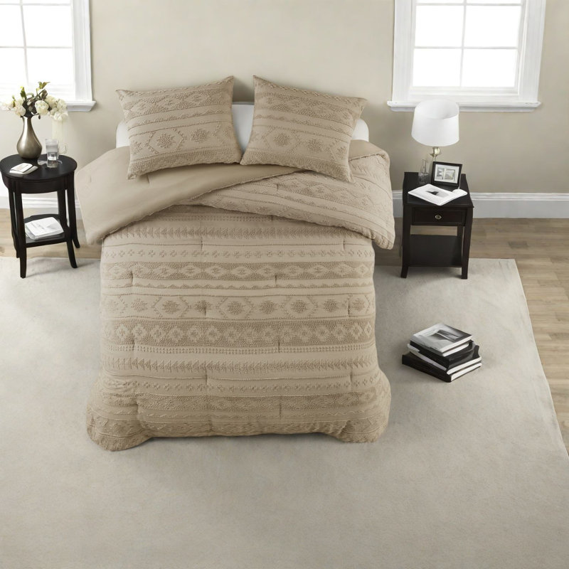 Oversized Chenille Bedding Set, Polyester, Southwestern Style