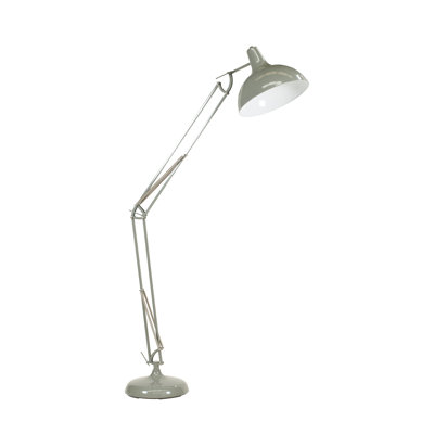 Iwamoto 180cm Brushed Task Floor Lamp