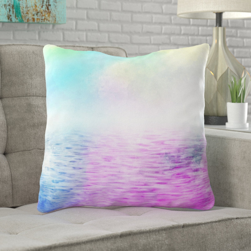 Coussin décoratif arrière-plan Hoschton, Microsuède, Intérieur