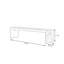 Banc de bout de lit en noyer noir avec joint papillon-100945949