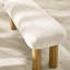 Destyny Boucle Upholstered Bench