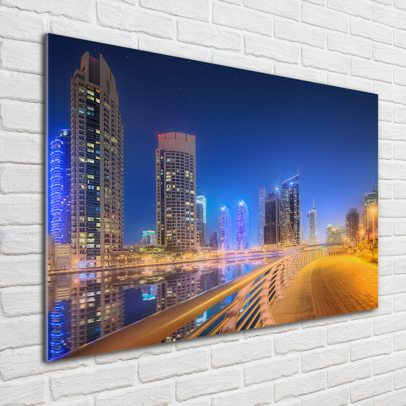 Dubai - No Frame Print on Glass