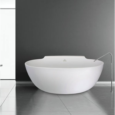 Guthrie 58'' x 36'' Air Solid Surface Bathtub