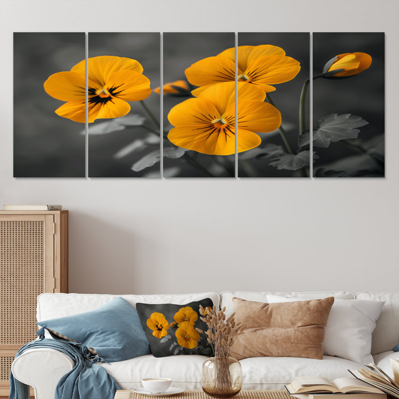 Ensemble de salon Salley - Pansies, H 32 po x l 80 po