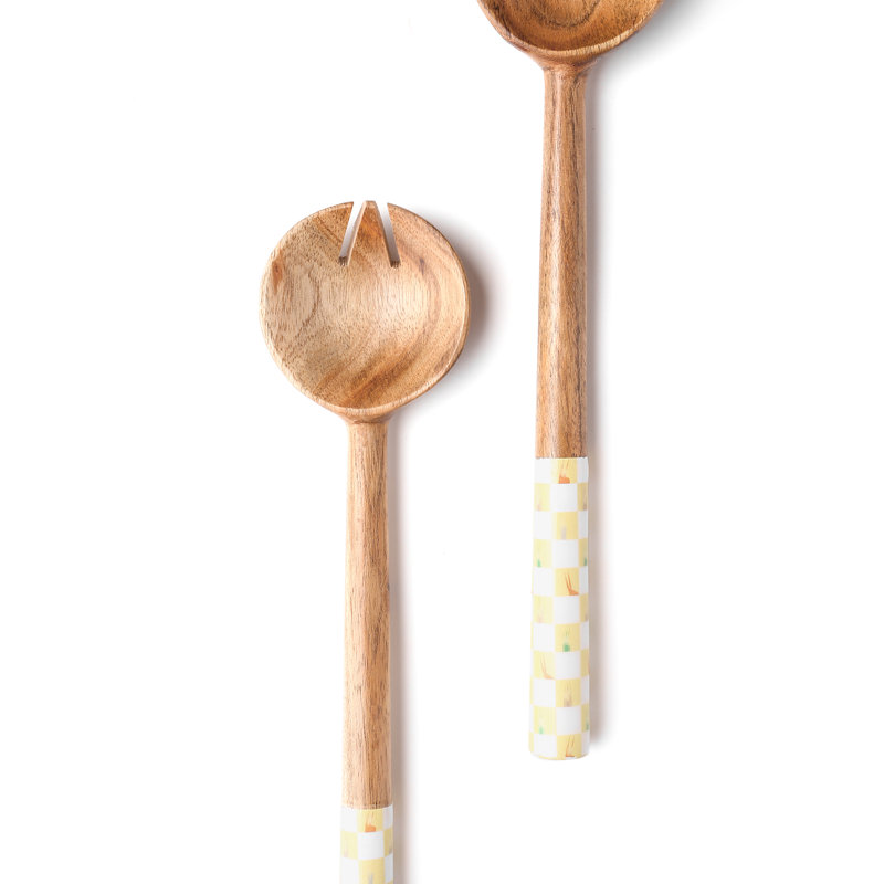 Mahalya Salad Servers, Yellow
