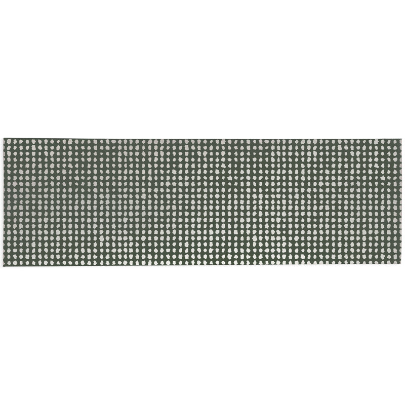 Grunge Row Non-Slip Outdoor Rug, Runner 2'6" x 8'