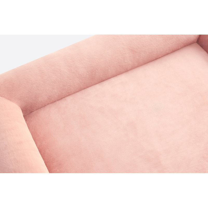 Touger - rose cendré (confortable) - moyen (30 x 20 x 9), Medium (10" H x 30" W x 20" D), Pink