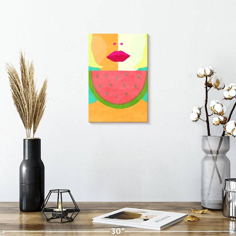 Leisha Watermelon Sugar Disco, 12" H x 8" W