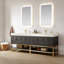 Ensemble de meuble-lavabo double 84 po avec miroir Alistair-325541252-325541255-325541253