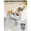 Organisateur d'évier de cuisine avec système de vidange automatique, éponge antirouille et porte-brosse pour rangement sur le comptoir et rangement compact-121349567