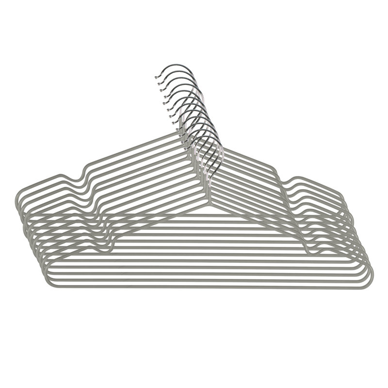Paquet de 12 cintres en métal Simplify, Blanc