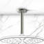 Bras de douche à fixation au plafond rond en laiton 6 po Topcraft, composant de douche universel pour pomme de douche à effet pluie-90579185