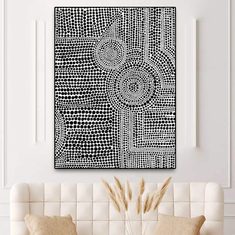 « clustered points a » par natasha marie, reproduction d’image sur toile